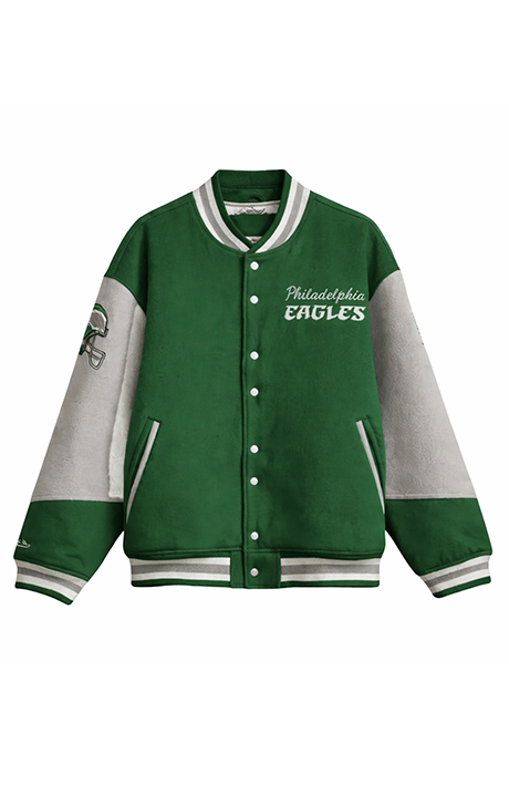 Princess Diana Philadelphia Eagles Wool Varsity Jacket - Versatile Jackets