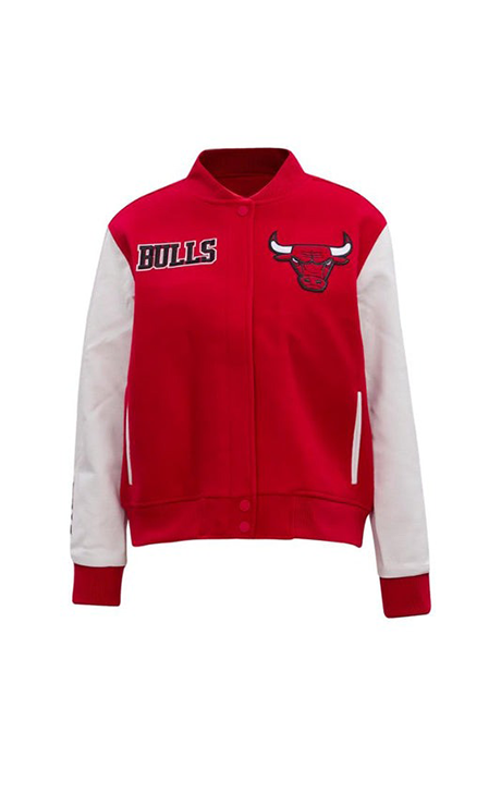 WOMEN'S CHICAGO BULLS LETTERMAN JACKET - Versatile Jackets
