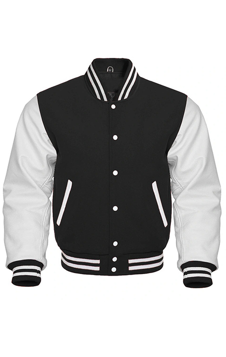 Black and White Varsity Jacket