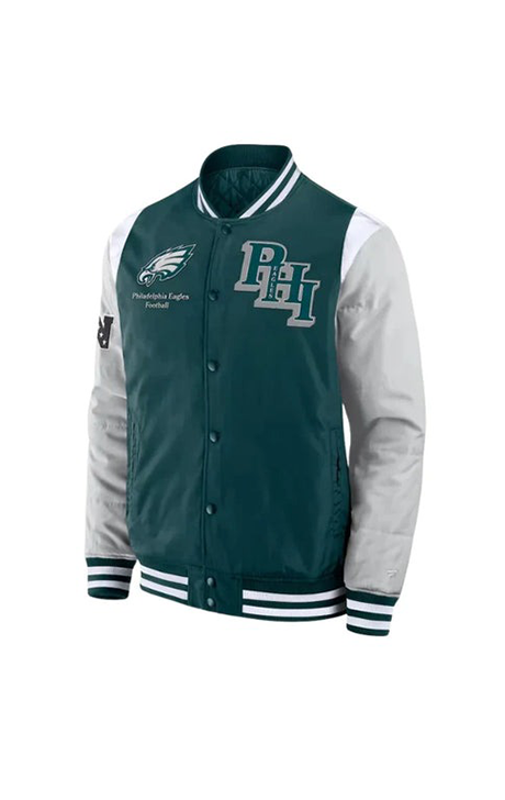 Elements Elite Philadelphia Eagles Green Jacket - Versatile Jackets