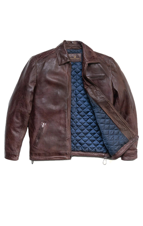 Glenwood Leather Racer Jacket 50% Off offer