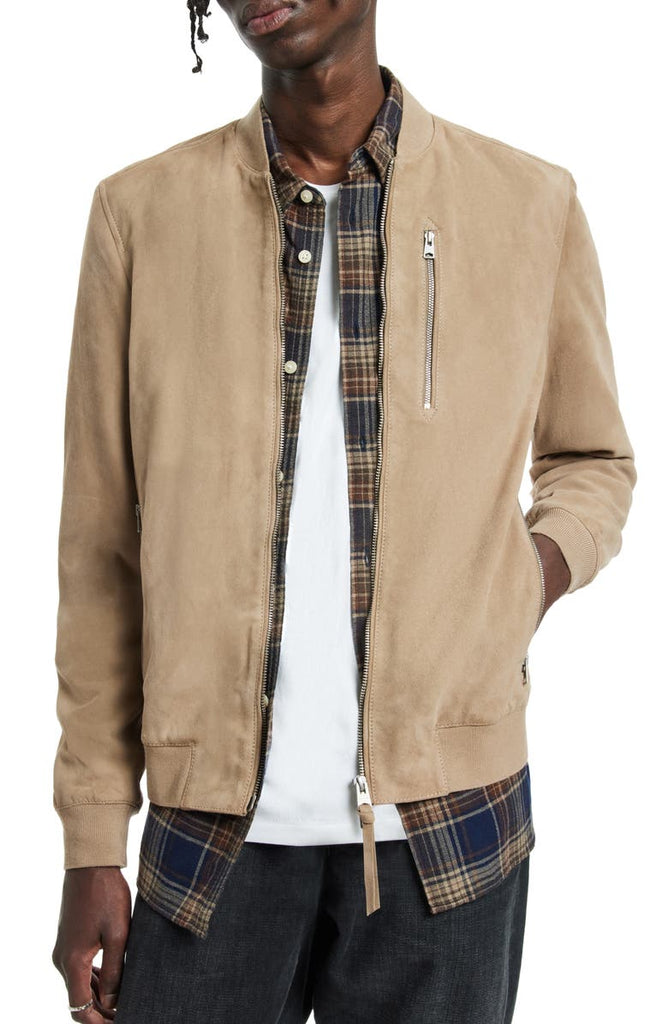 Kemble Suede Bomber Jacket - Versatile Jackets