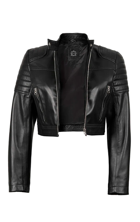 Women’s Black Motorcycle Jacket