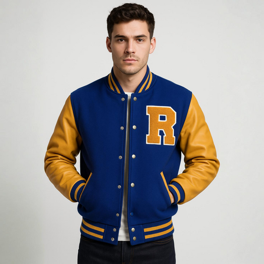 Wool Varsity Style with 'R' Patch