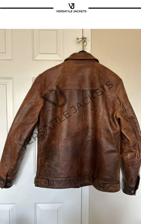 Buffalo Jackson Driggs Dark Brown Leather Jacket - Versatile Jackets