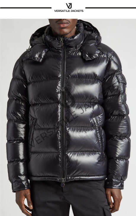 Maya Lacquer Finish Down Jacket