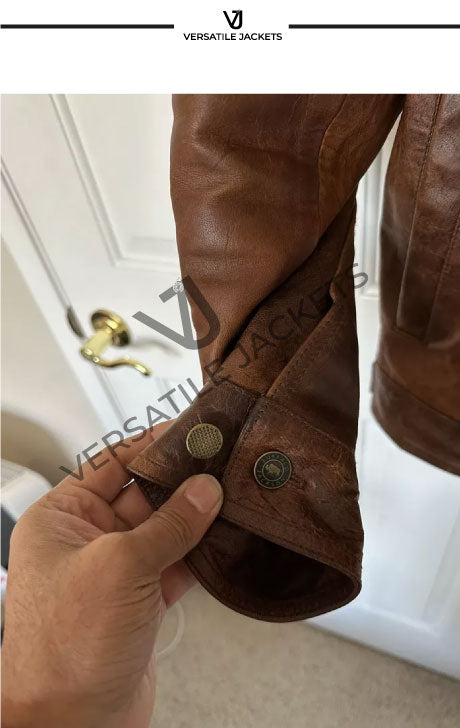 Buffalo Jackson Driggs Dark Brown Leather Jacket - Versatile Jackets