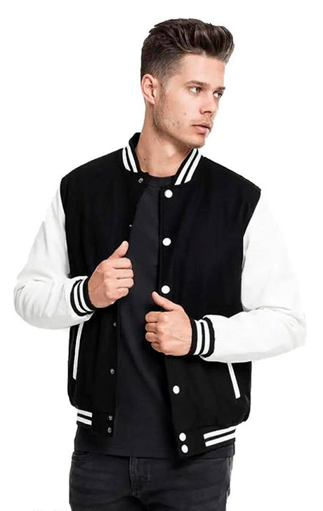 Men's Slim Fit Varsity Baseball Jacket