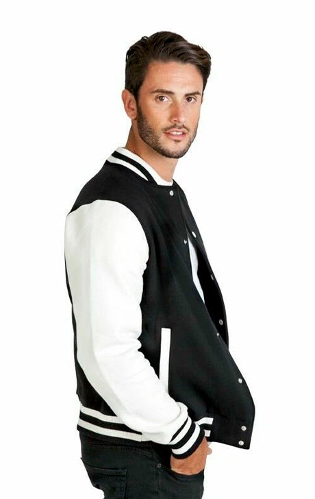 Men's Slim Fit Varsity Baseball Jacket