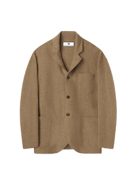 Mens Classic Felted Wool Blazer