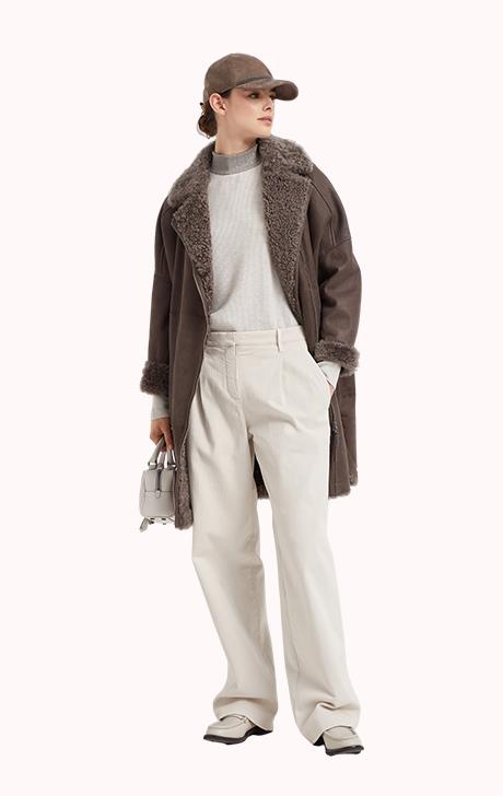 Luxurious Shearling Coat