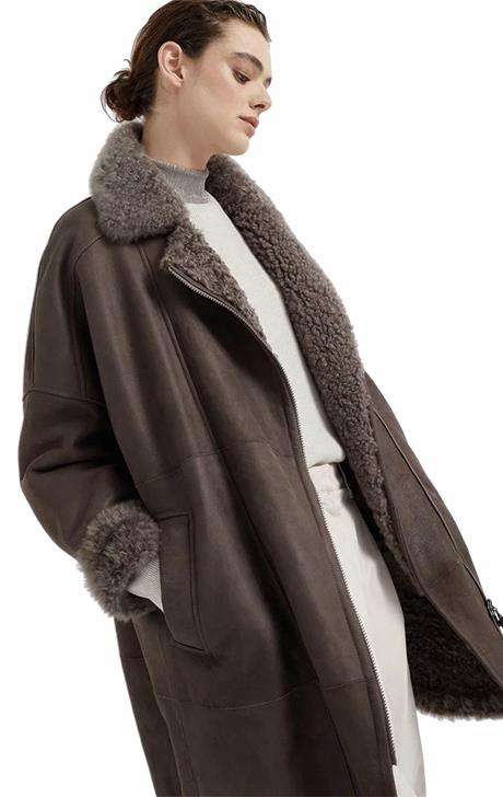 Luxurious Shearling Coat