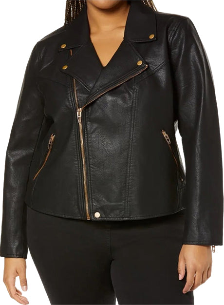 Lifechanger Faux Leather Moto Jacket