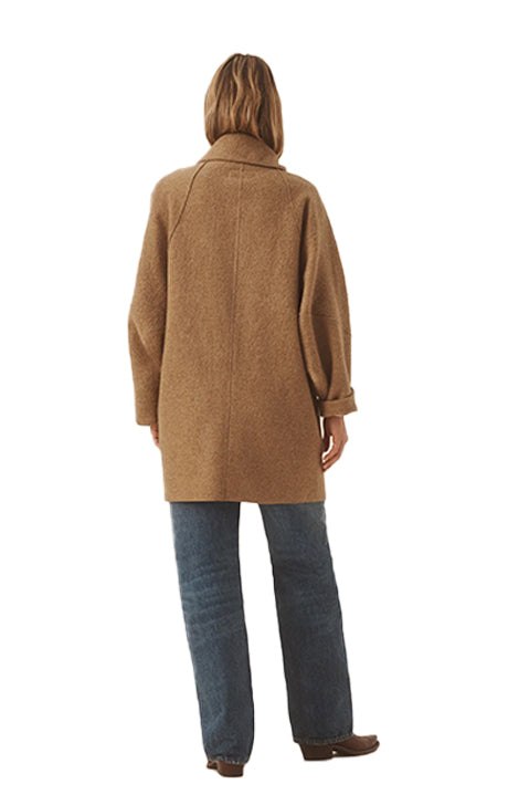 Womens Felted Wool Blanket Coat