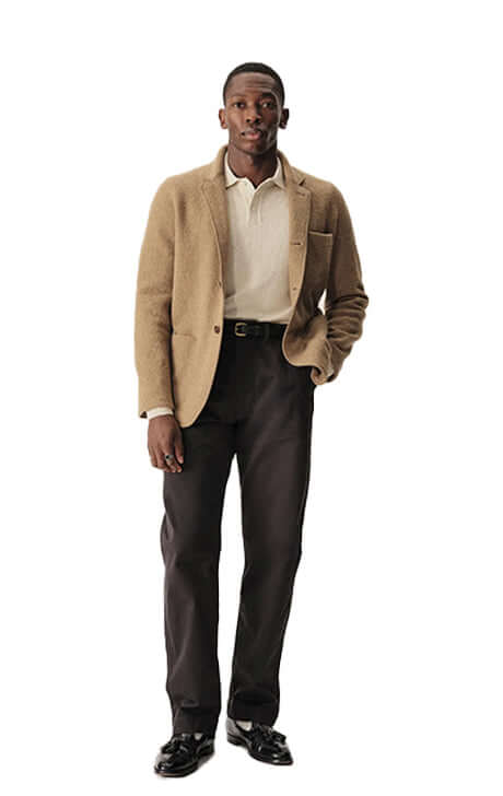 Mens Classic Felted Wool Blazer