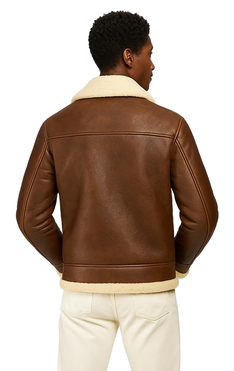 Sheepskin Shearling Aviator Jacket