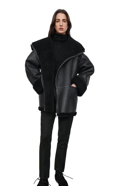 Shearling Aviator Jacket