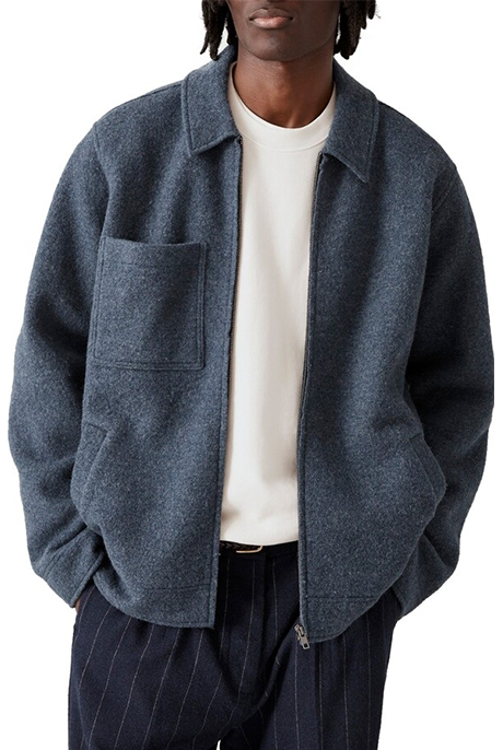 Boiled Wool Chore Jacket