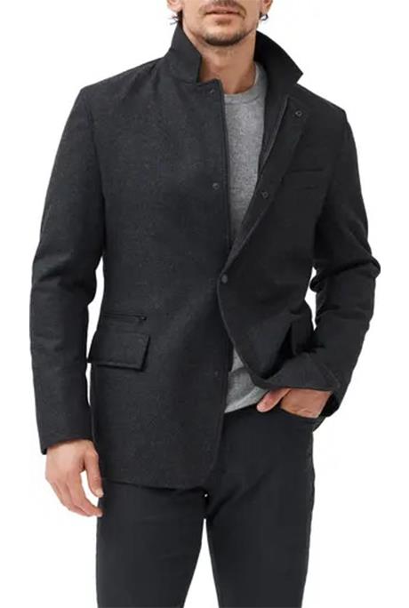 Longbush Wool Blend Jacket - Versatile Jackets