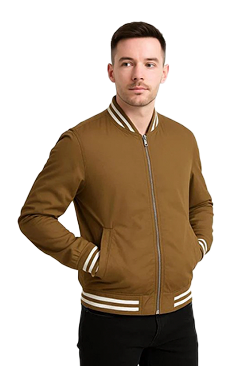 Mens Regular Fit Bomber Jacket