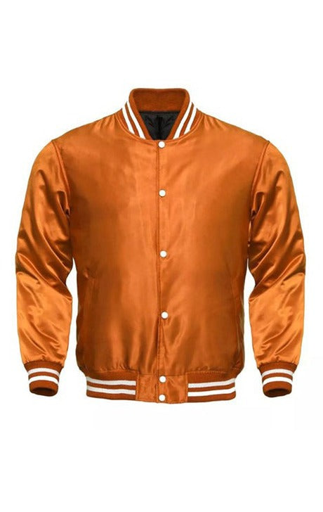GOLD SATIN JACKET - Versatile Jackets